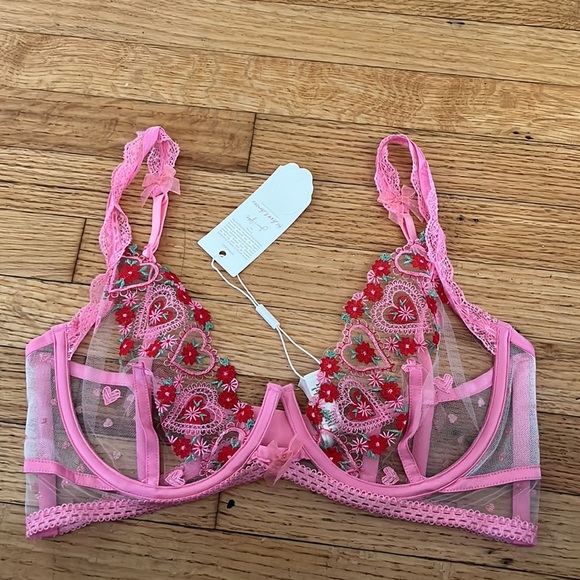 For love & Lemons Whimsical Garden Underwire Bra collaboration w Victoria Secret - Picture 6 of 11